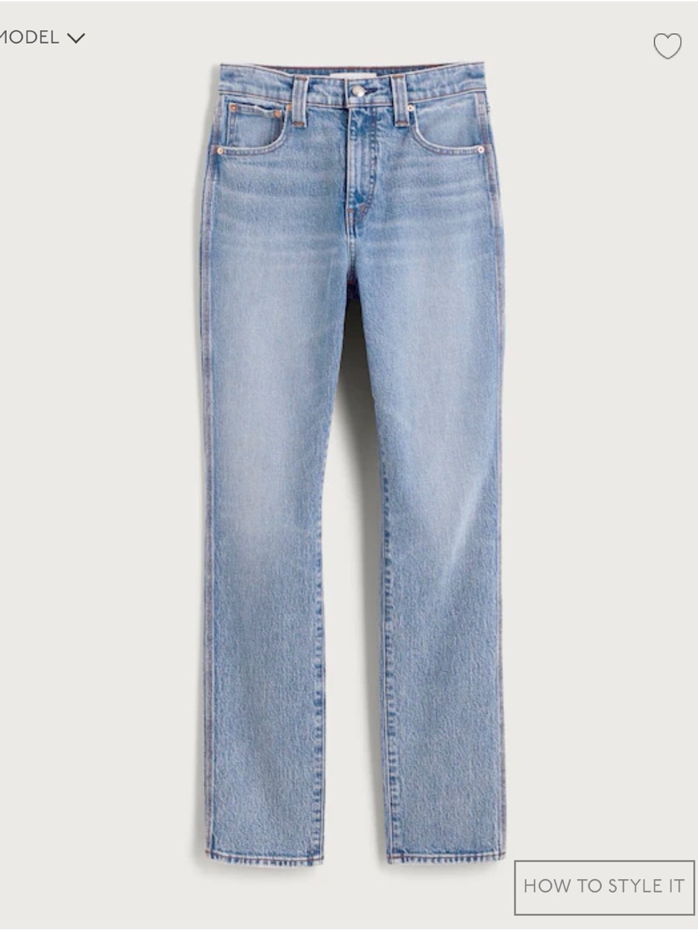 Madewell Perfect Vintage Jeans, 26